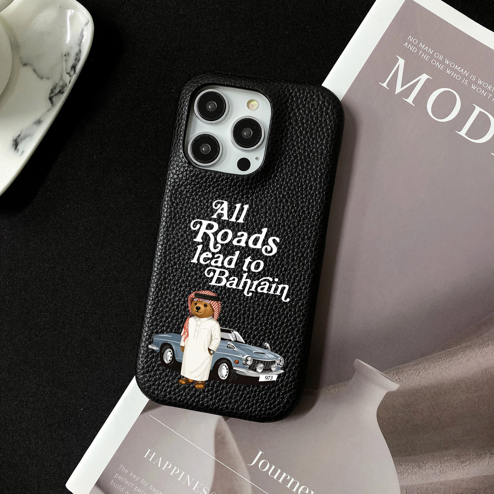 Deer Lichee Pattern Simple Retro Phone Case For iPhone 16 15 14 13 12 11 Pro Max XS X XR 16 Plus Shockproof Candy Bumpper Cover