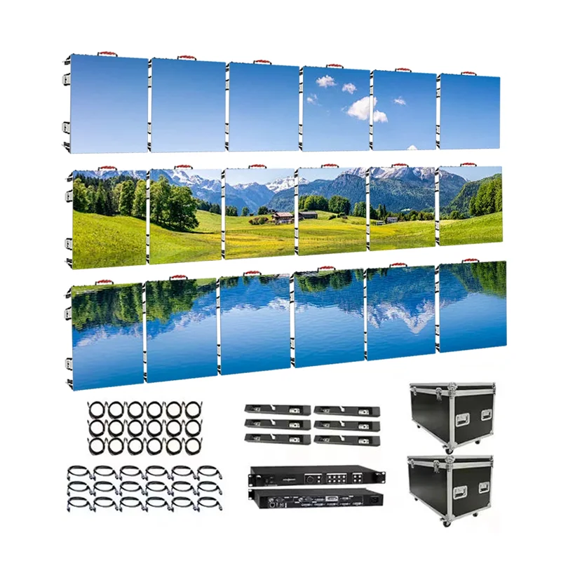 شاشة عرض حائط فيديو LED متقدمة للإيجار الخارجي والداخلي للمناسبات، منتج عرض LED عالي الجودة #2
