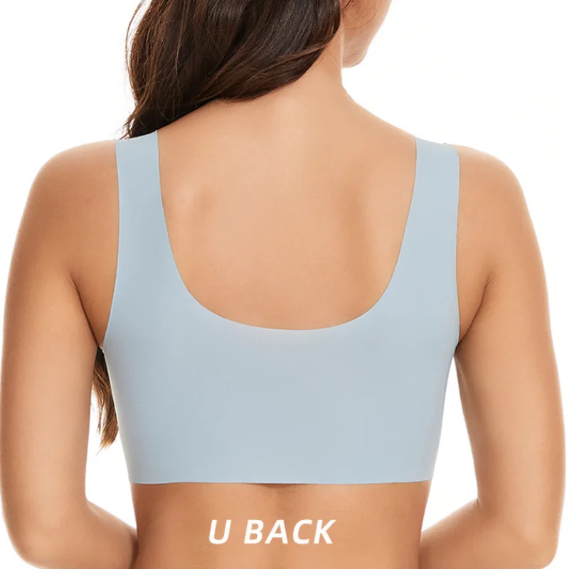 التفاف الثدي رفع البرازيلي جميل الظهر سترة كوب ثابت سلس اللاسلكية رقيقة النوم حمالات الصدر الملابس الداخلية جمع الجانب جزء