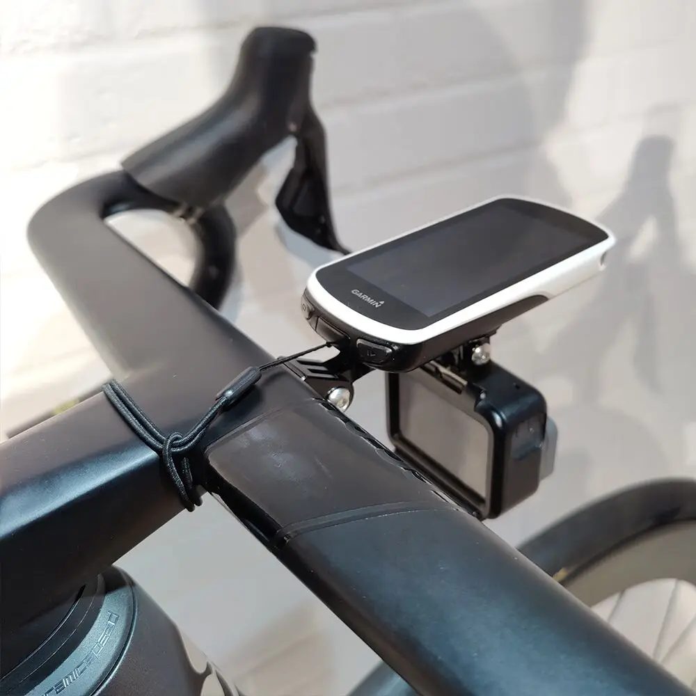 Road Bike Combo Mount Holder Bracket Support for Garmin Wahoo Bryton Campatible with Colnago C68 V4RS CC.01 Integrated Handlebar