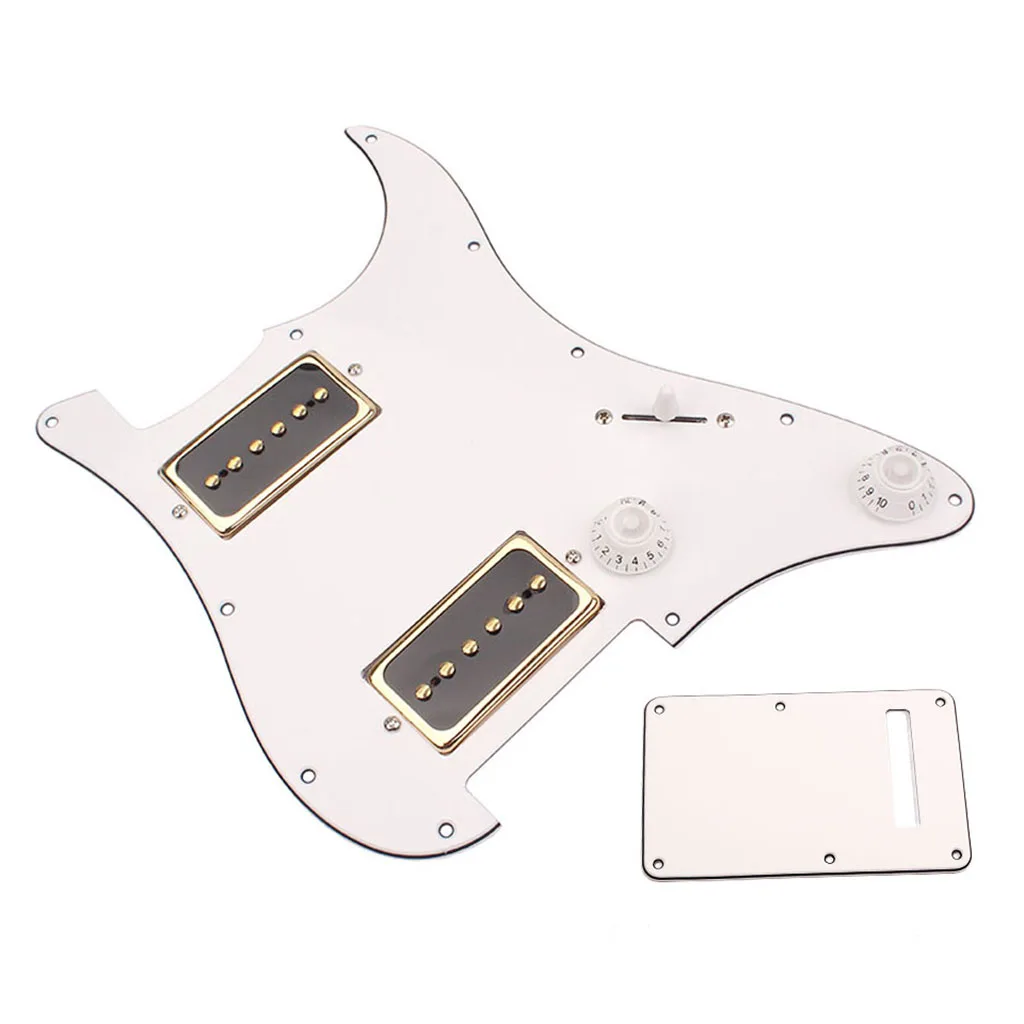 Electric Guitar Pickguard Guitar Pickguard Loaded P90 Pickguard HH Alnico Pickups Parts Guitar Accessories For Electric Guitars