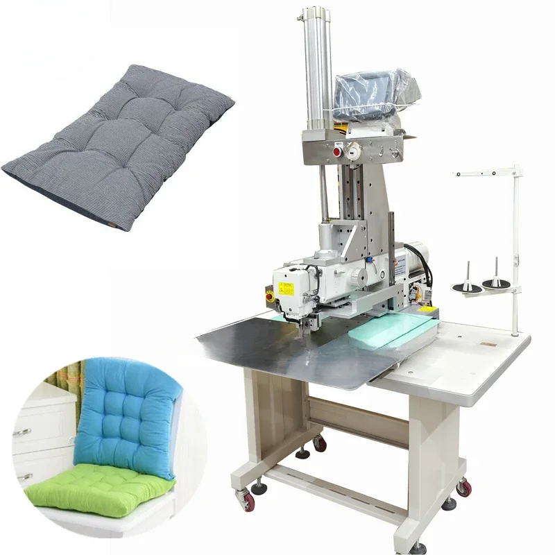 Automatic pillow case thick cushion sofa lock stitch pattern sewing machine car seat cushion pillow stitching tacking machine