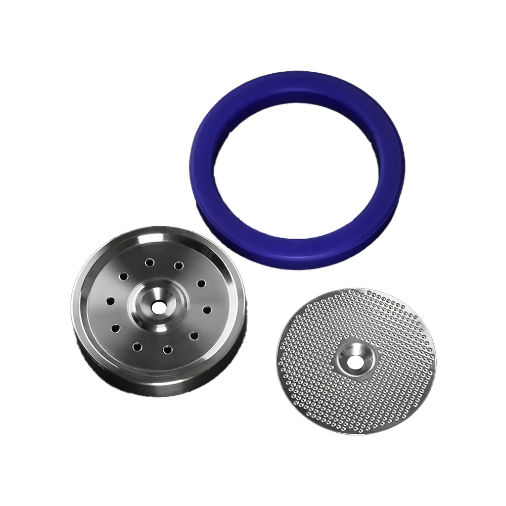 58mm Stainless Steel Shower Screen Kit For Oracle Touch Machine Coffee Brewing Head Filter Sealing Ring