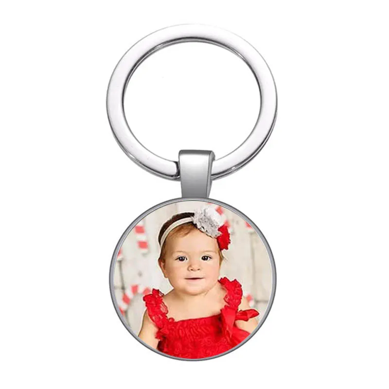 

Personalized keychain for baby, child, couple, and family photo customization