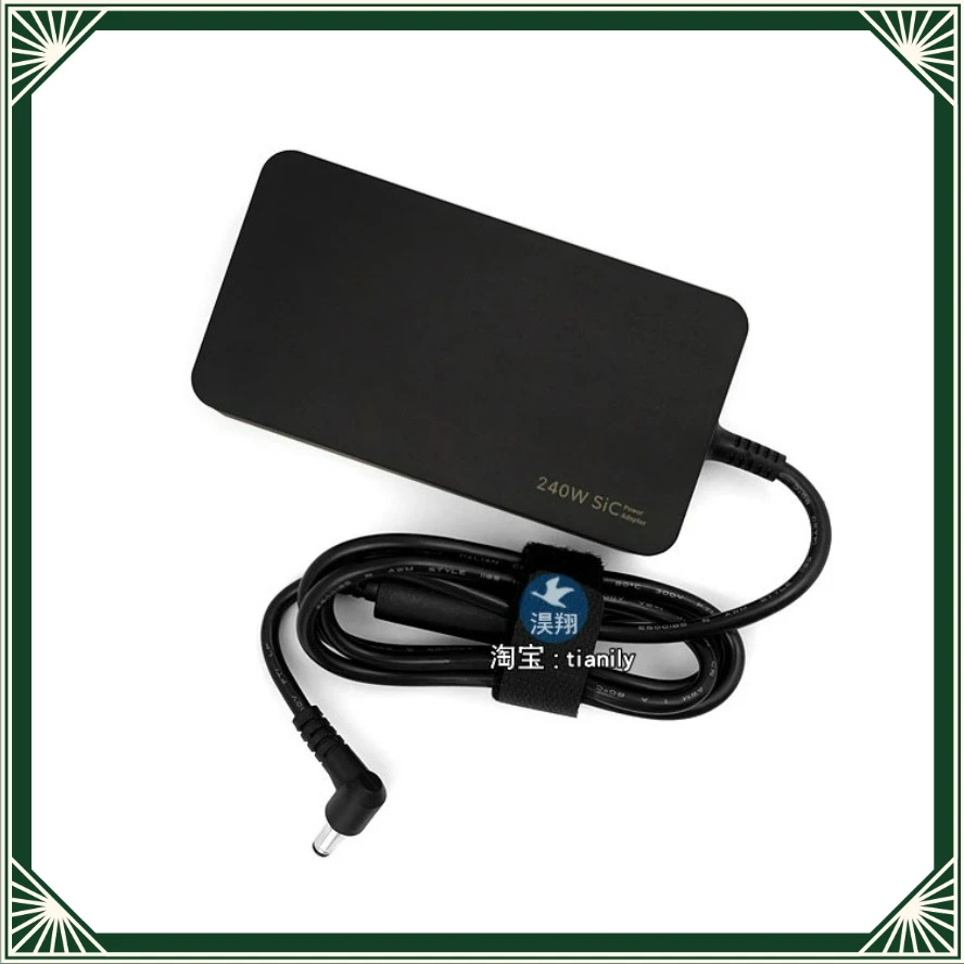 For Mechanical Revolution Aurora X Jiaolong 17 AY240DA‑ZF200120M Laptop Charger Power Adapter 240W