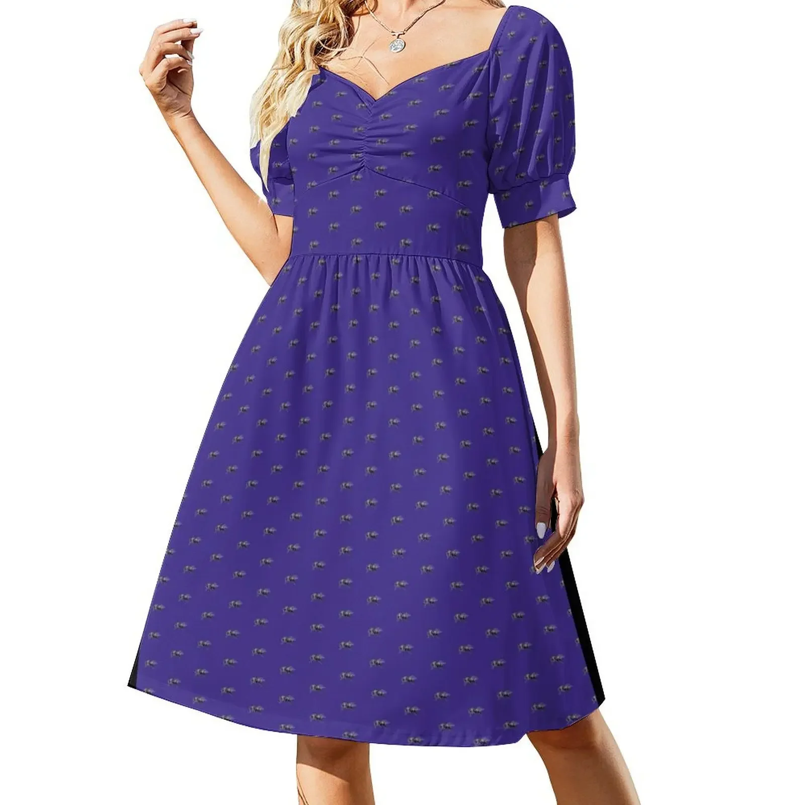 

fly, muva, muha Short-Sleeved Dress cocktail dresses Women's long dress