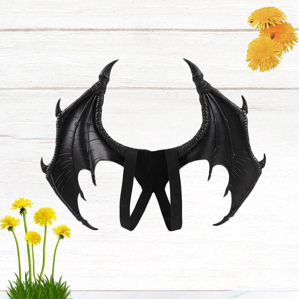 

Premium Dragon Costume 3D Cosplay Wings Creative Outdoor Performance Wings For Kids Adults Black Lightweight Party