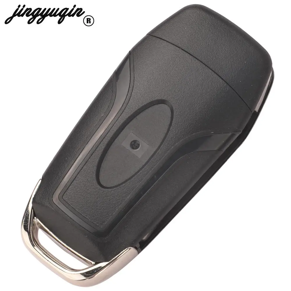 กุญแจรีโมทรถยนต์ jingyuqin 868/902MHz 3/4 ปุ่ม ชิป PCF7945P /HITAG PRO 49 สำหรับ Ford F150 250 ปี 2015-2020 ระบบเข้าออกแบบไร้กุญแจ N5F-A08TDA
