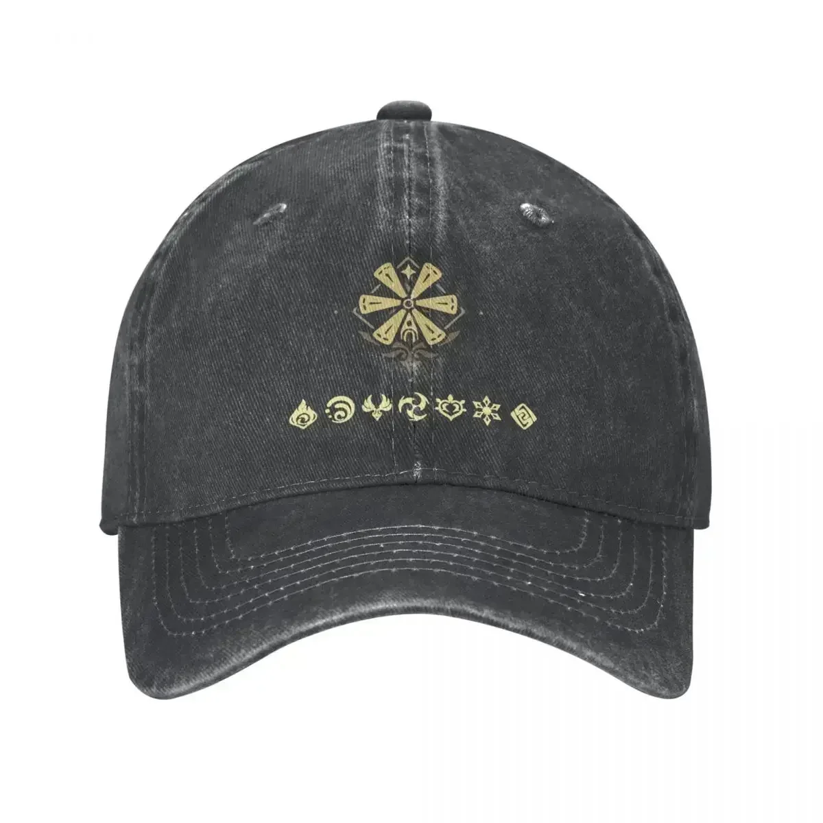 Fashion Baseball Cap Snapback Hat Genshin Impact Elements Impact Spring Summer Cap Hats Jeans Casquette Gorras Fashion