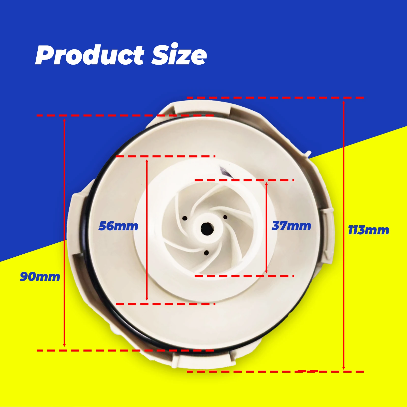 GENUINE New Dishwasher Parts Circulating Pump Motor YXW50-2E/YXW50-2E(L) Impeller for Midea Candy Hansa Gorenje Bomann