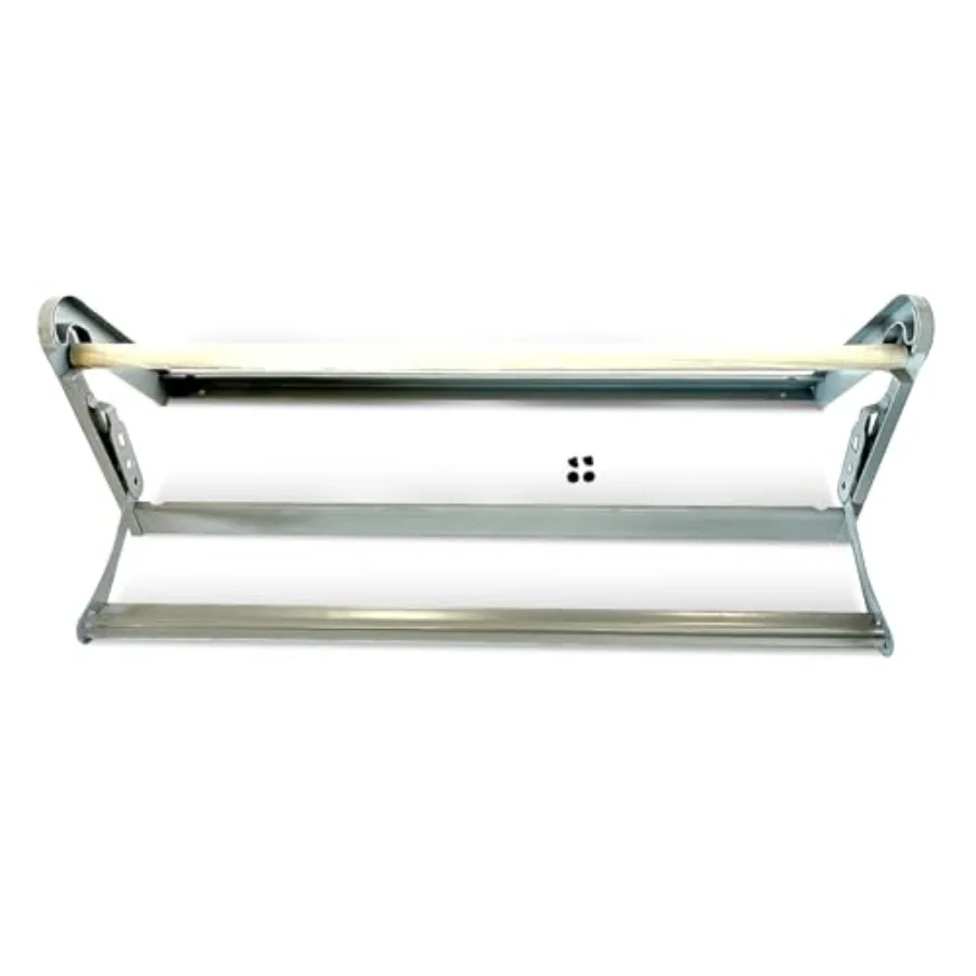 

Диспенсер для рулонной бумаги 30 дюймов с резаком - настенный или настольный, металлический, с прямым лезвием - подходит для рулонов крафт-бумаги и упаковочной пленки