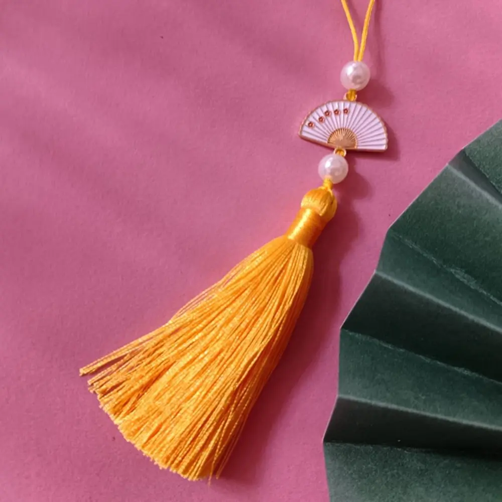 Fashion Lucky Bookmark Tassels DIY Crafts Blessing Tassel Car Keyring Lanyard Phone Pendant Chain Beaded Chain