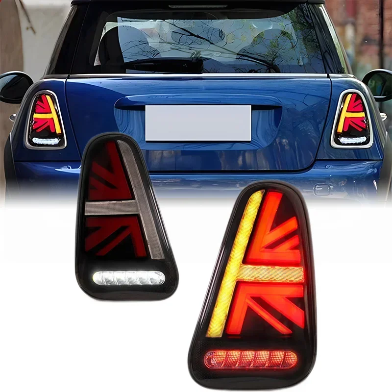 

2PCS E9 E-mark Car LED Tail Lights Assembly Rear Lamps For 2002-2006 BMW Mini Cooper R50 R52 R53 Modified Car Union Styling