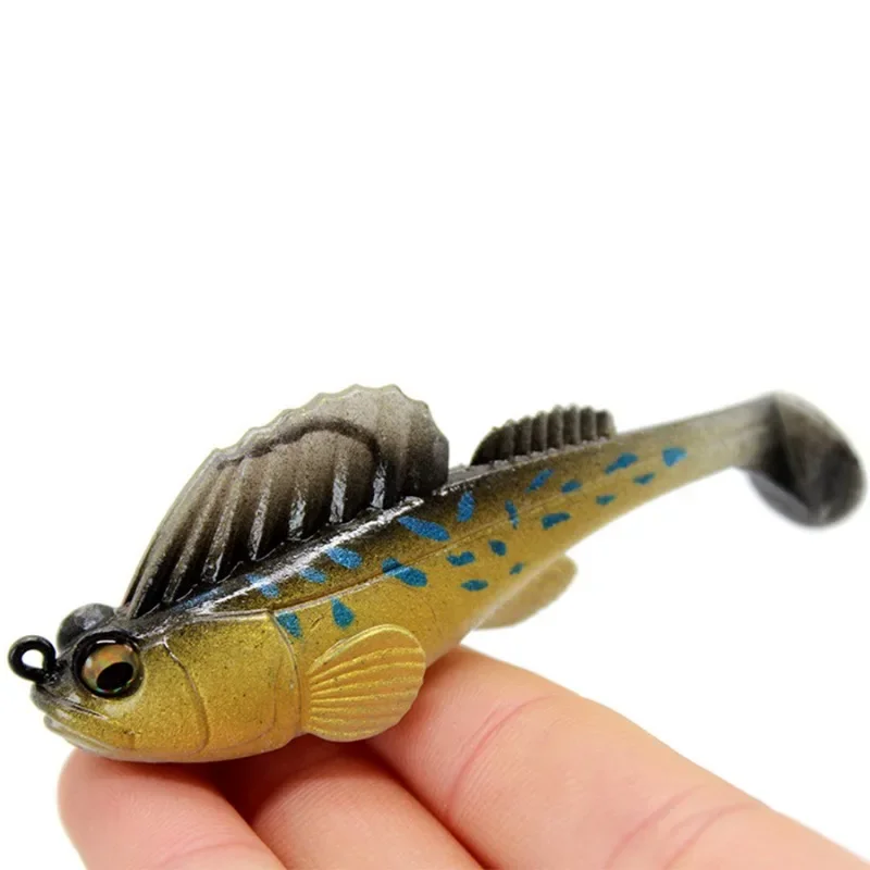 Wobbly Soft Plastic Bait For Fishing Lure Sea Me Ga Bass Dark Sleeper Swimbait Fishing Tackle Shad Perch Pike Wobblers