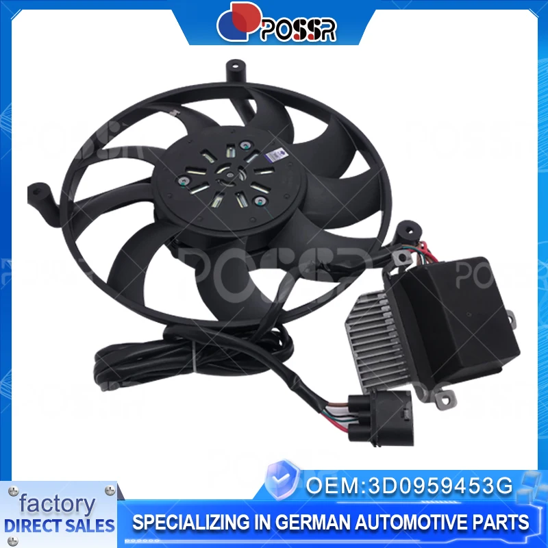 3D0959453G Automotive Cooler Heating Large Fan Type Automotive System Gm Clutch Cooling Radiator Fan for Phaeton Main Fan