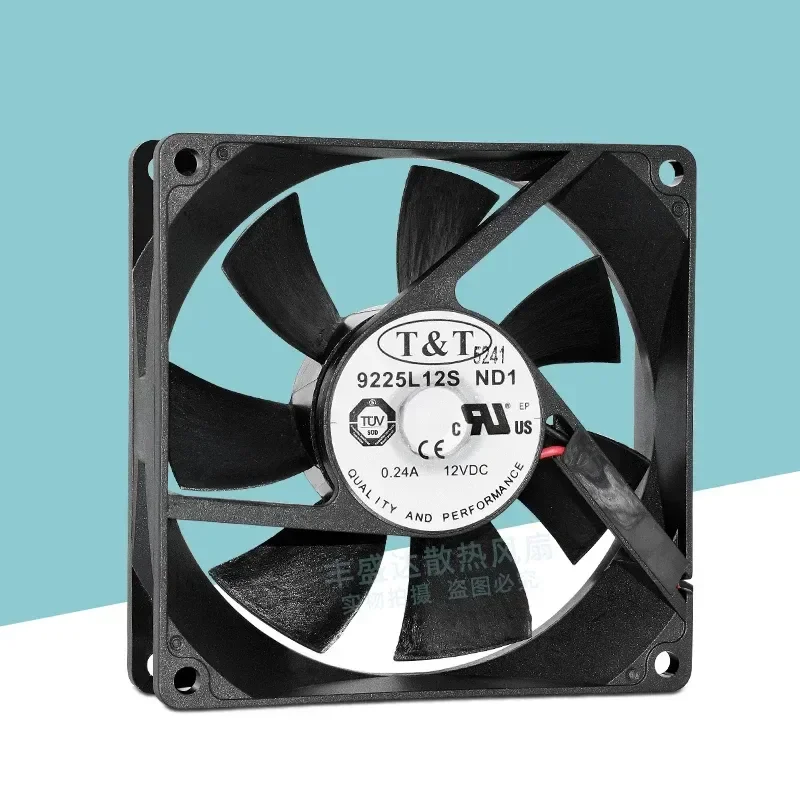 for T&T 9225L12S ND1 Original 9025 DC12V 0.24A Silent Chassis Power Supply Cooling Fan 9CM