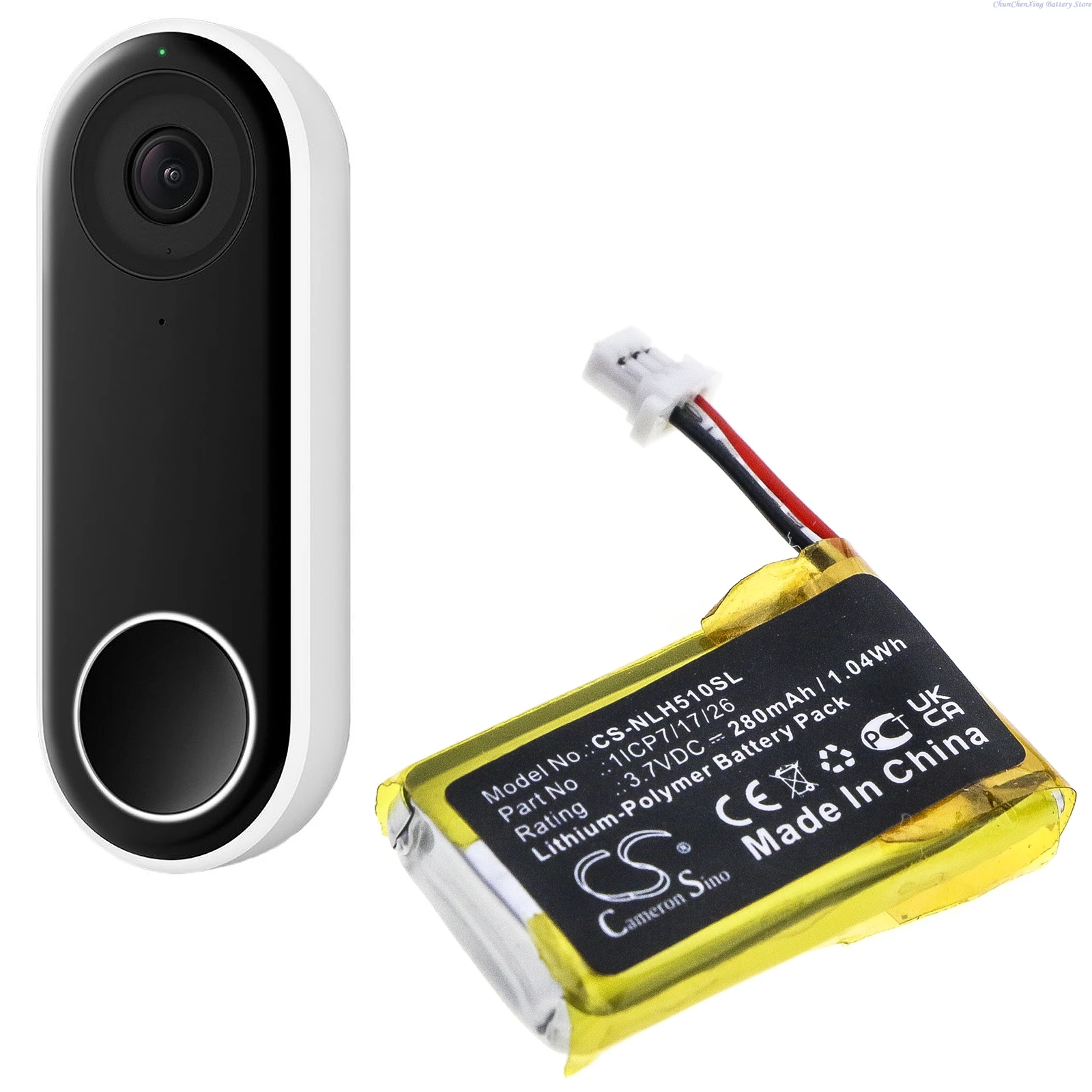 3.7V 280mAh Replacement Home S - Home Security Battery Replacement review and price