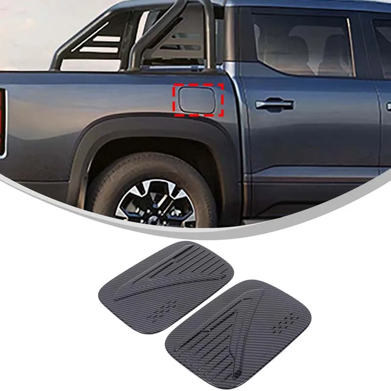 

For BYD Shark 2024 2025 2026 ABS Carbon Fiber Car Fuel Filler Tank Cover Oil Cap Cover Decoration Stickers Exterior Accessories