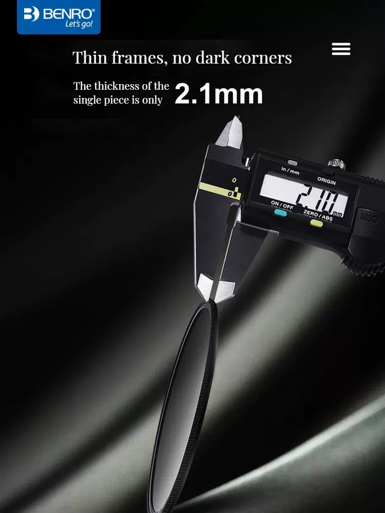 BENRO المغناطيسي SHD ND8/16/32/64/128/256/500/1000/32K/100K/1KK 82 مللي متر تصفية الزجاج البصري التثبيت السريع المضادة للسقوط