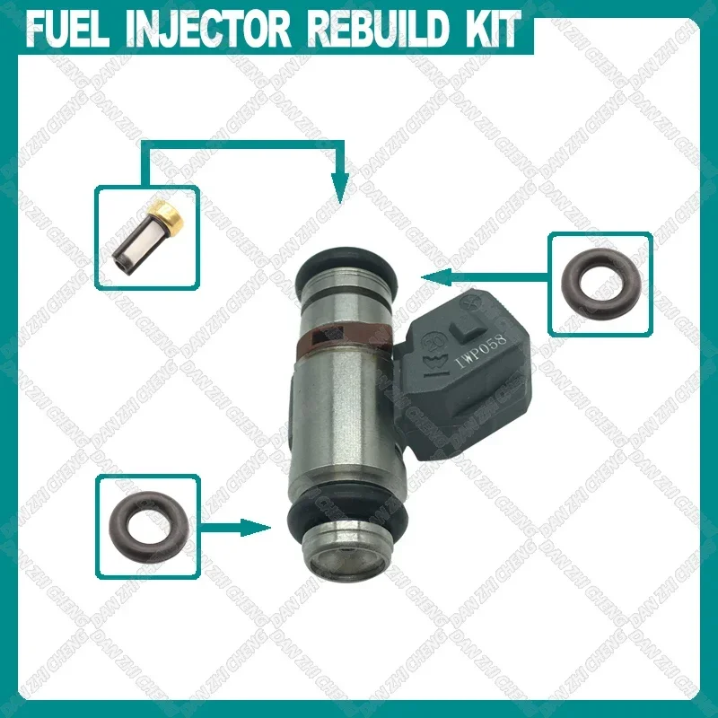 

Filters Orings Seals Grommets Fuel injector service kit filter for VW GOLF IV POLO LUPO 1.4 16V 1999-2005 IWP058 IWP-058