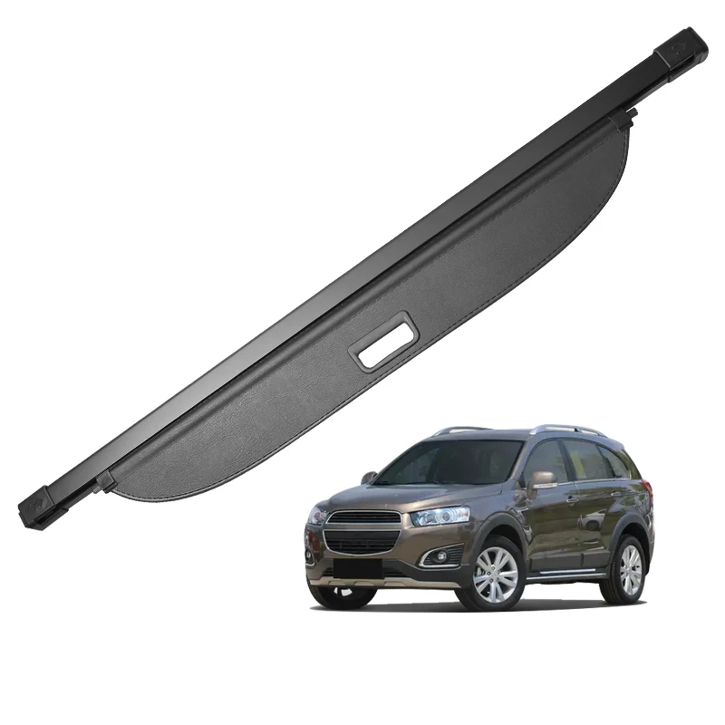 For 2008-2017 Chevrolet Captiva Cargo Cover Trunk Retractable Parcel Rack Waterproof Shield Privacy Cargo Cover Auto accessories