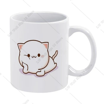 Little Cat Coffee Mugs 330ml Creative Travel Mug and Cup Office Drinkware Mugs Tazza Funny Lovely