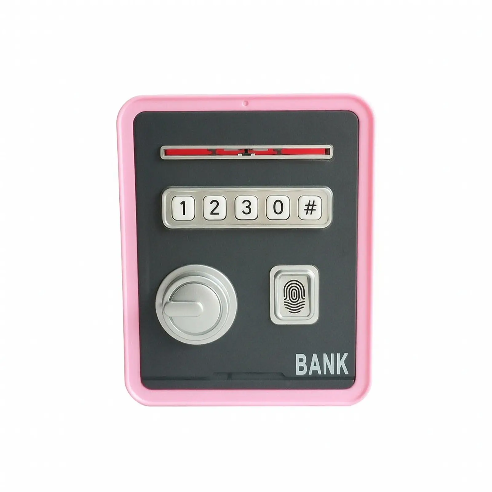 Fingerprint Code Piggy Bank for Kids Money Storage Safe Box with Digital Keypad for Home Bedroom