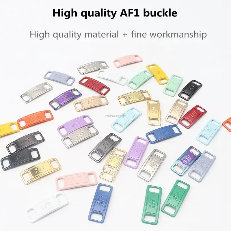 Flache sportliche Schnürsenkel für AF1 mit 1 Paar Schnürsenkel, Mental Tag Charms, Original-Ersatz-Schnürsenkel für Männer und Frauen, AF1-Anzug – Detail 3