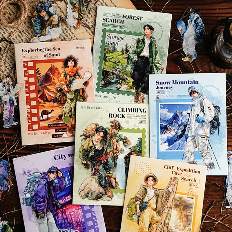 

Бумага, 3 упаковки наклеек «Путешествие приключений» — журнал на тему спорта на открытом воздухе, коллаж с декорами для скрапбукинга и альбома «сделай сам»