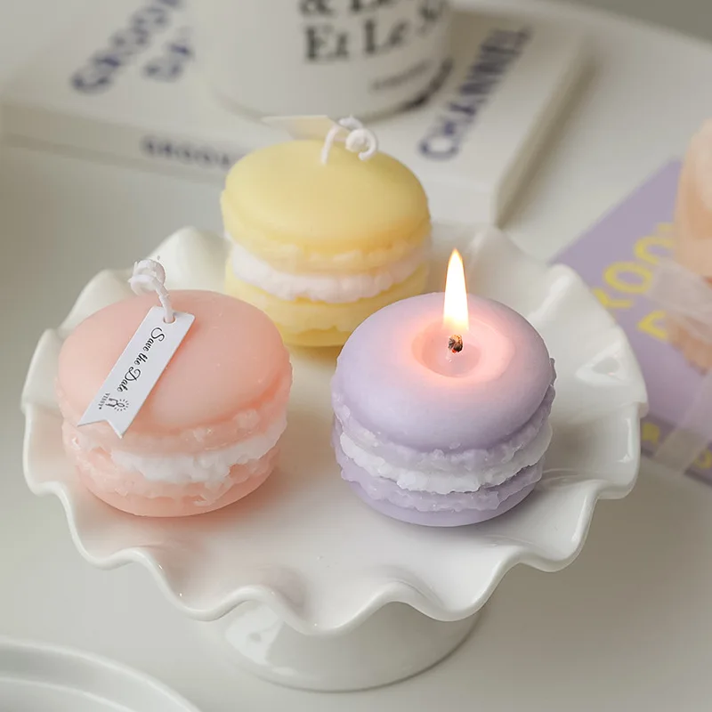 Macaron Aromatherapie Kerze Foto Requisite Diy Geburtstagsgeschenk Duftkerze Parfüm Duft Kreatives Geschenk Weihnachtsgeschenk