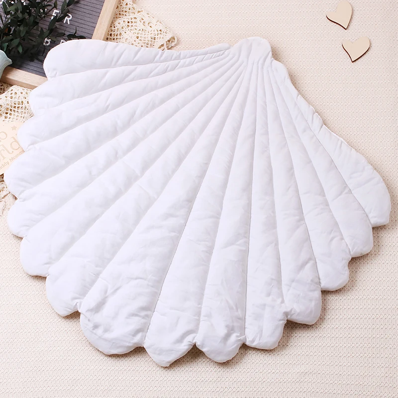 

Ylsteed вспомогательная подставка для фотосъемки новорожденных, детская белая подушка в форме ракушки, детский коврик для ползания, реквизит для фотосъемки