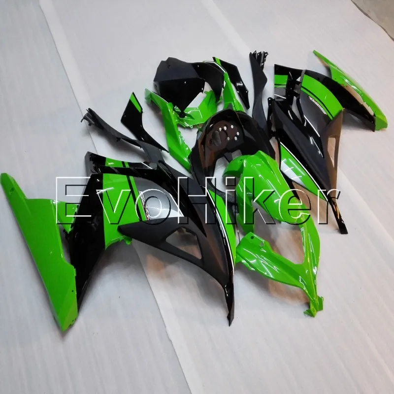 injection Fairings kit for ZX 300R EX300 2013 2014 green EX 300 13 14 ABS motorcycle panels Body Kit