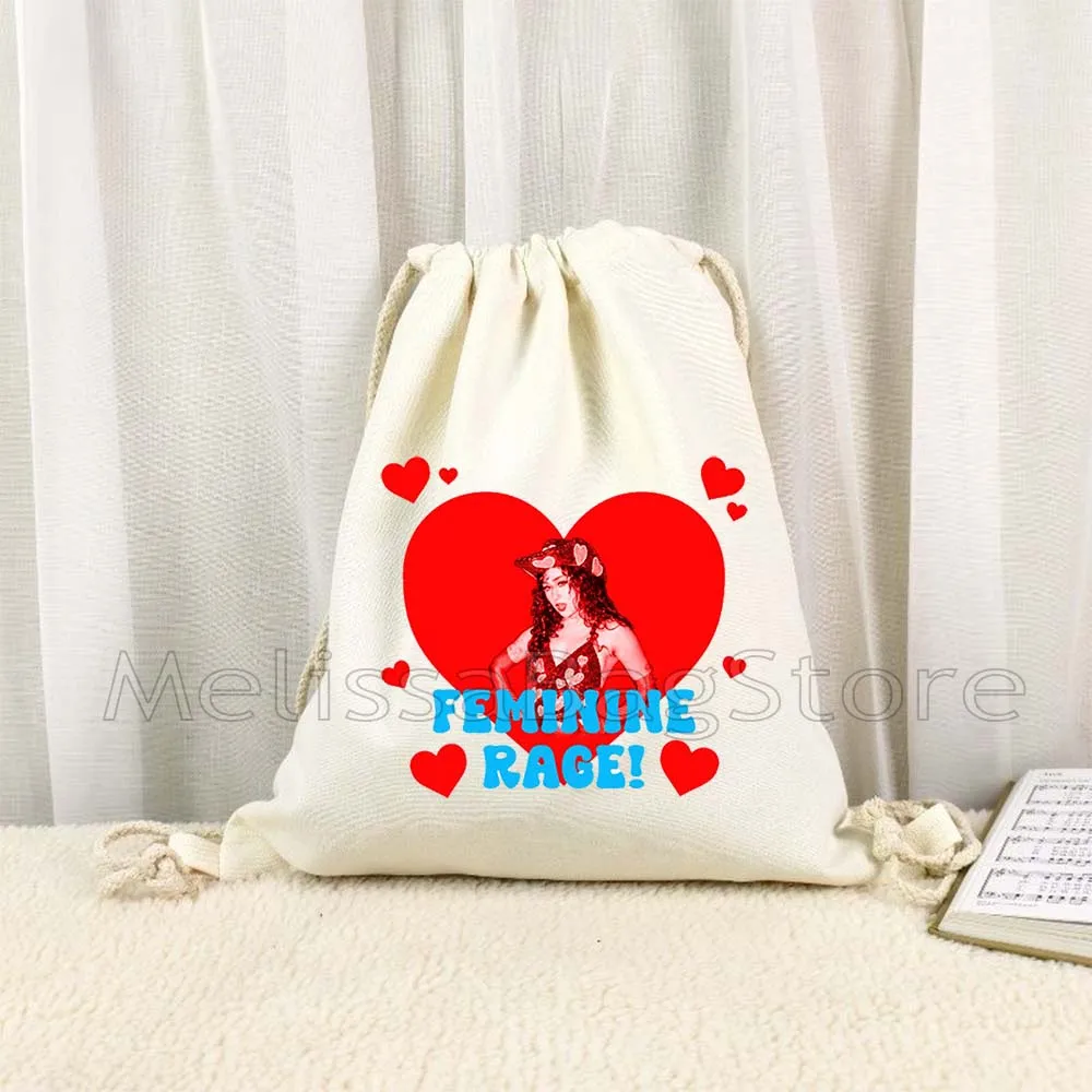 

Pink Pony Heart Chappell Roan Angel Portrait Good Luck Cute Gifts Drawstring Bags Soccer Backpack Gym Sackpack Sports String Bag