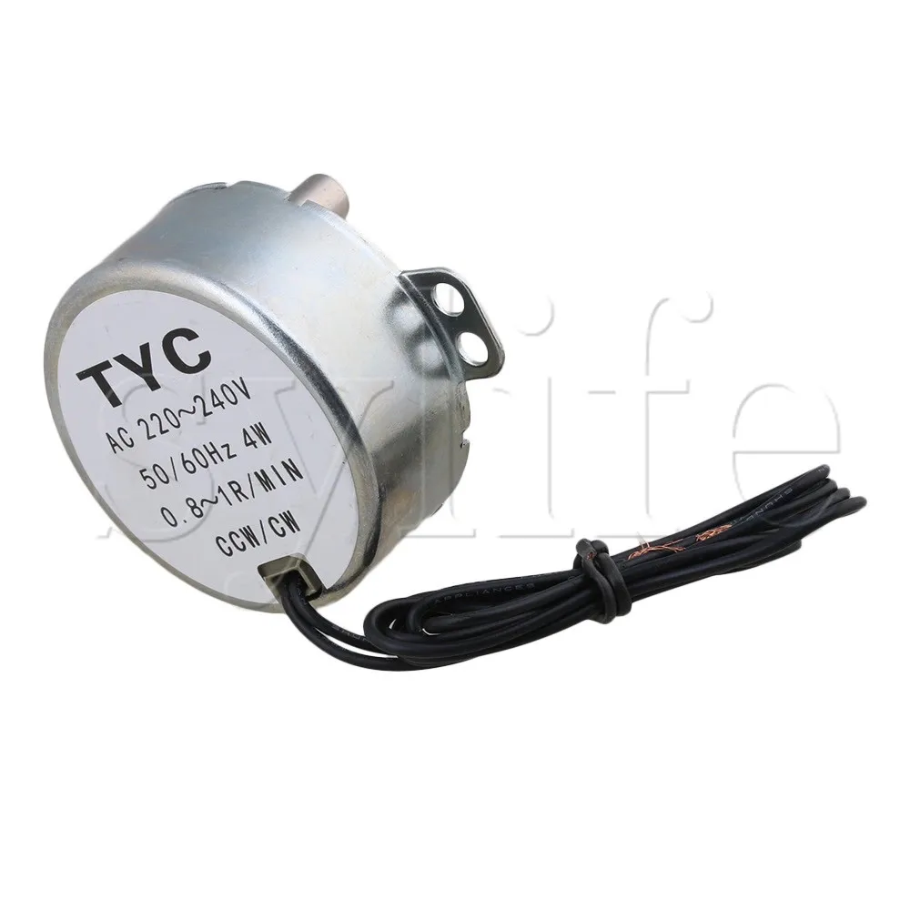 Synchronous Motors AC 220 V 0.8-1 r/min 50/60Hz CW/CCW 4W TYC-50 Torque 12KGF.CM