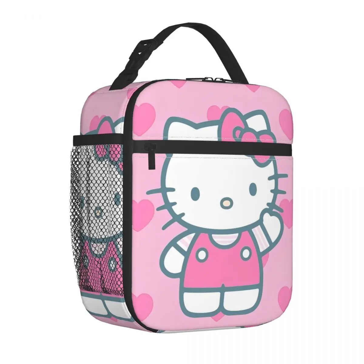 

Hello Kitty Say Hello Insulated Lunch Bags Cooler Bag Meal Container High Capacity Lunch Box Tote Food Handbags Beach Travel