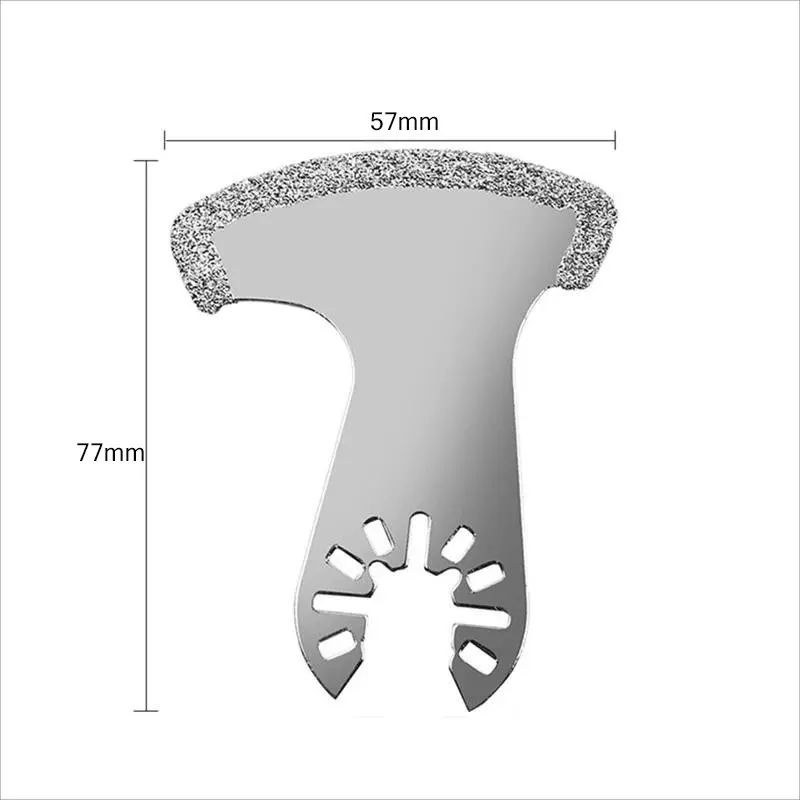 Scie Oscillante Diamantée, Outil Multifonction, pour le Ponçage Rugueux, Remplisseurs, Carrelage Céramique, Accessoires Électriques, 1 Pièce