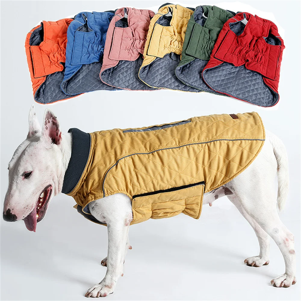 Weimaraner-abrigo reflectante para mascotas, chaqueta cálida para perros pequeños, medianos y grandes, Bull Terrier, ropa de invierno