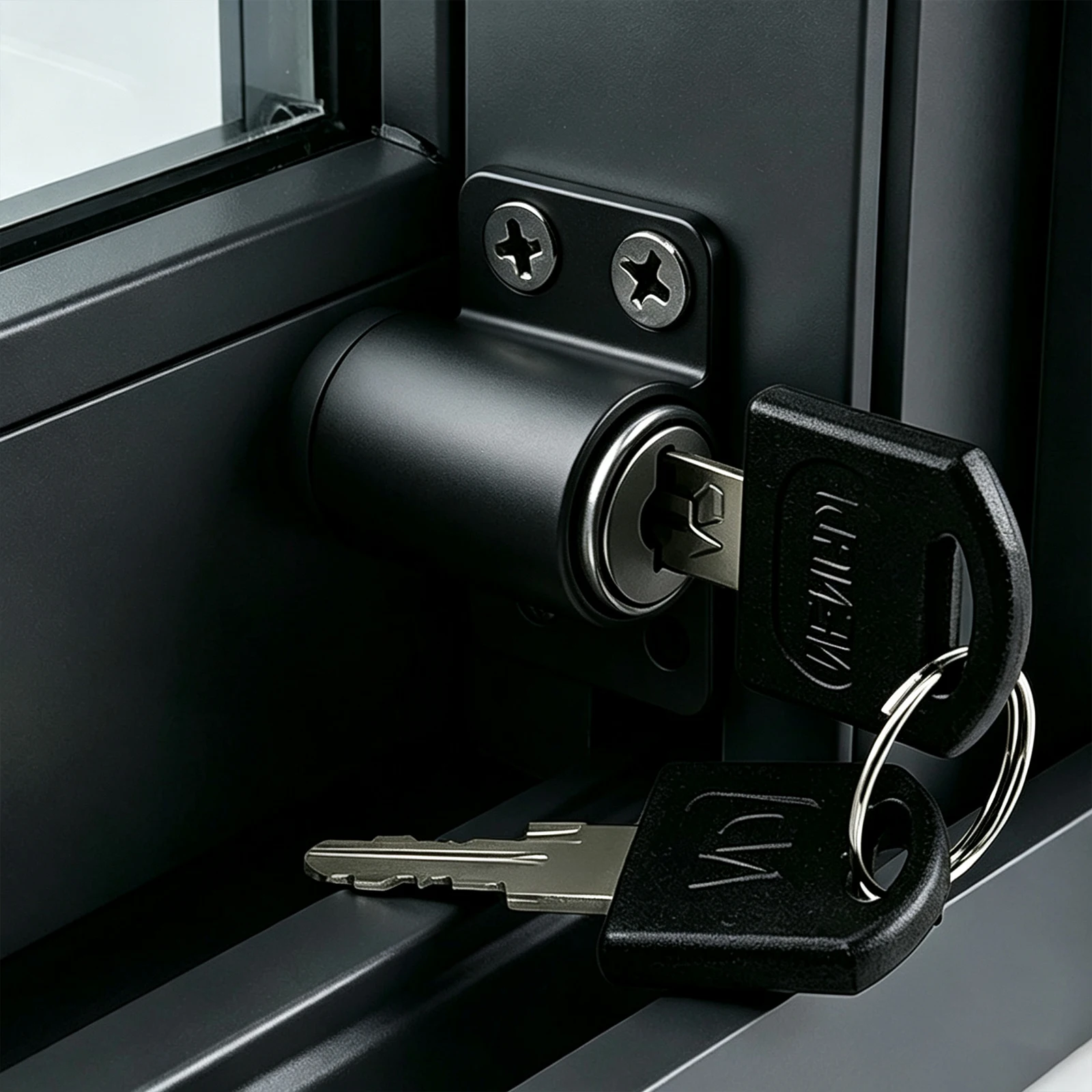 Aluminum Alloy Sliding Door Window Locks Child Safety Protection Lock Anti-Theft Door Lock for Horizontal Sliding Window Doors view 2