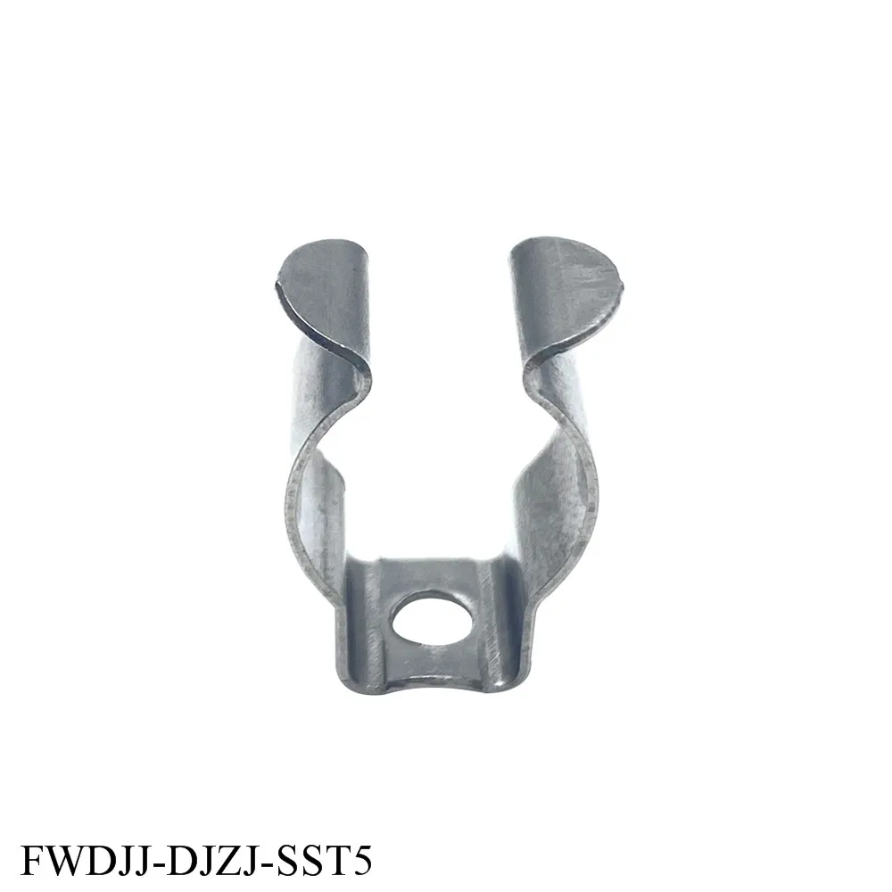 Manufacture Stainless Steel Fluorescent Lamp Accessories T5 Bracket Fixed Hold Lamp Metal Clip Spring Clip Buckle