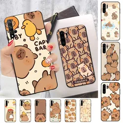 Cartoon Animal Capybara Phone Case For Huawei P 8 9 10 20 30 40 50 Pro Lite Psmart Honor 10 Lite 70 Mate 20lite