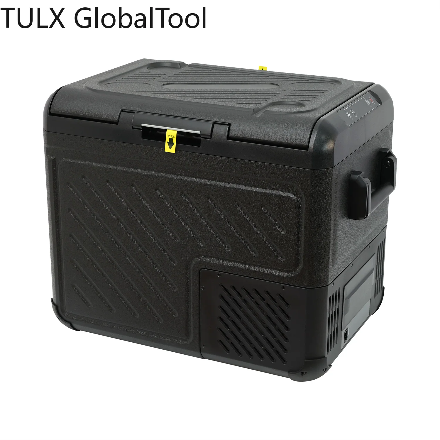 

TULX 45L Dual-Zone Mini Portable Car Fridge Freezer 12V/24V/AC 100-240V Compressor with -22C to 20C Temperature Range