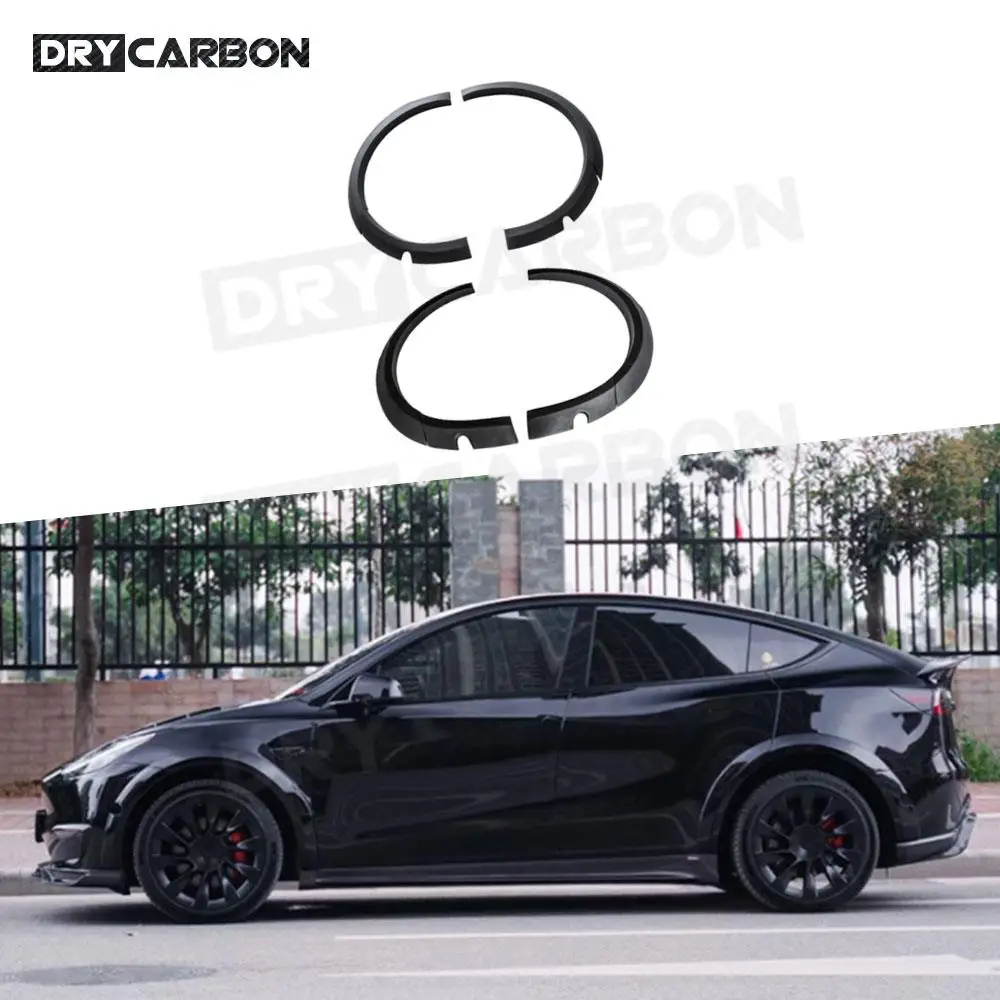 

Car Side Wheel Arch Fender Flares Mudflap Trims For Tesla Model Y Car Side Fender Flares Mudguards Covers Trims