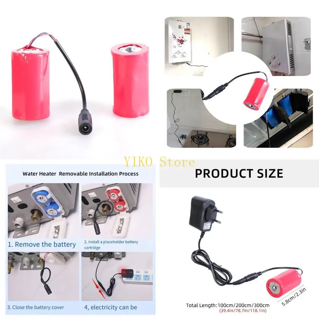 

K32C Cost Effective AC100V-220V to 3V LR20 D Battery Adapter for Toy And Instrument