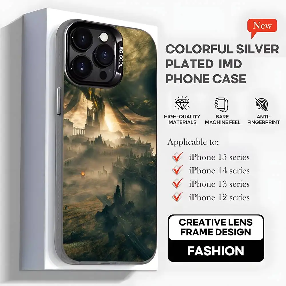 Casing HP untuk iPhone17,16,15,14,13,12,11,Mini,Pro,MAX,plus, Hitam Matte Anti Benturan