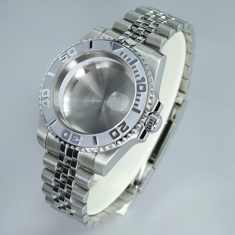 

40MM NH35 Case Stainless Steel part For NH35 SUB NH36 GMT NH34 NH70/Miyota8215/2824 Watch Case Jubilee Bracelet Sapphire Crystal