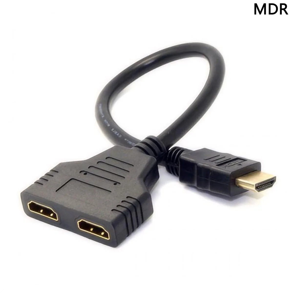 

HDMI Connector Adapter Male to Dual HDMI Female Y Splitter Switch Extension Adapter Cable for FOR PC HDTV Laptop 1080P 30cm