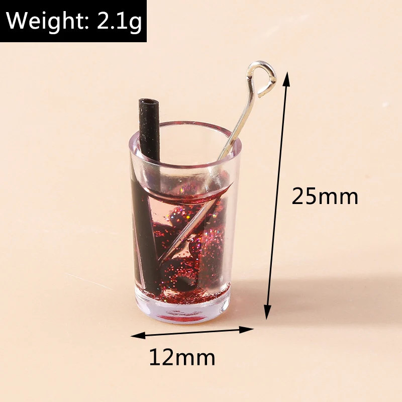 Leslie 10 Stück Gemischte Stile Sommer-Glasfläschchen mit Perlen-Muschel-Anhängern für DIY Ohrringe, Schlüsselanhänger, Halsketten und Schmuckherstellung – Detail 38