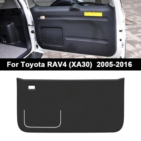 Для Toyota RAV4 XA50 XA40 XA30 2005-2022 2023 2024 2025 Задний багажник автомобиля, задняя дверь, противоударный защитный коврик, кожаный декоративный коврик