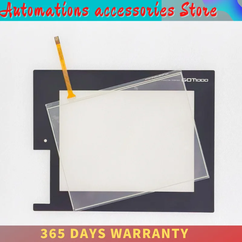 Touch Screen Panel Glass Digitizer for GT1665-STBA GT1665-STBD GT1665-VTBA GT1665M-VTBD Touchscreen with Overlay Protective Film