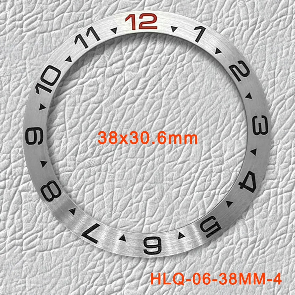 38mm Watch Case Bezel Insert Ring Fits SKX007 SKX009 SUB Case Men's Watch Ring Repair Parts 38x30.5mm Case Ring